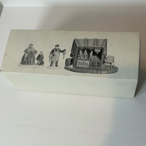 Dept 56 Poultry Market Dickens Village Christmas Accessory - Picture 10 of 11